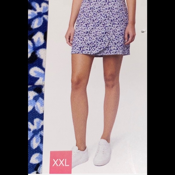 Jones New York Pants - NWT JONES NEW YORK SKORT SAPPHIRE FLORAL COMBO | SZ XXL 18-20)